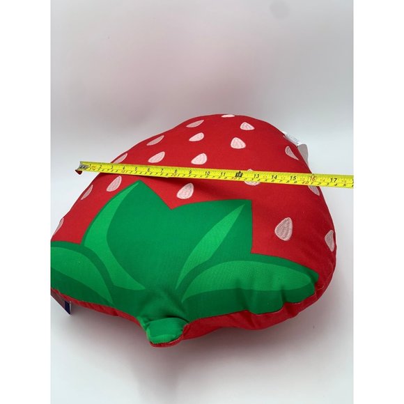 Novogratz Strawberry Indoor or Outdoor Decorative Throw Pillow 20" x 17" - Picture 10 of 10